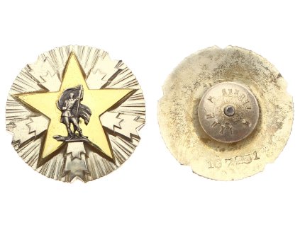 Jugoslávie, Řád za zásluhy o národ, stříbro, značeno, puncováno, stav 1/1