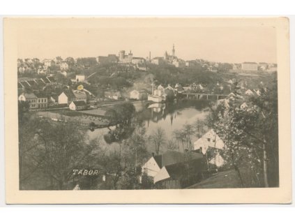 64 - Tábor, pohled na město, cca 1935