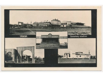 64 - Tábor, 4 záběr, Sokolský stadion, cca 1935