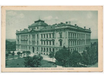 64 - Tábor, Zemská vyšší škola hospodářská, cca 1928
