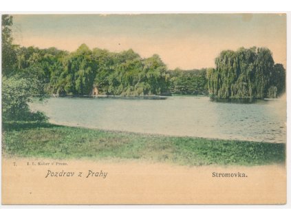 49 - Praha, Stromovka, partie, cca 1900