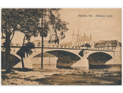 49 - Praha, Hlávkův most, cca 1920