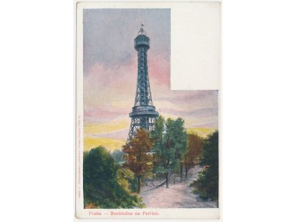 49 - Praha, Rozhledna na Petříně, cca 1904