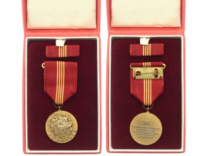 ČSSR, AE dekorace 30.výročí osvobození Československa, stuha, stužka, etue, luxusní sběratelská jakost