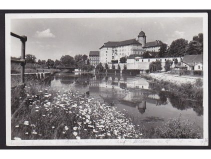 40 - Nymbursko, lázně Poděbrady, zámek, grafo Čuda, cca 1938