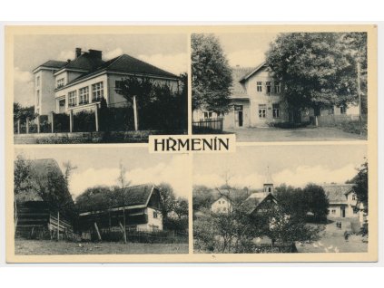 22 - Jičínsko, Hřmenín, 4 záběr dominant vesnice, cca 1935