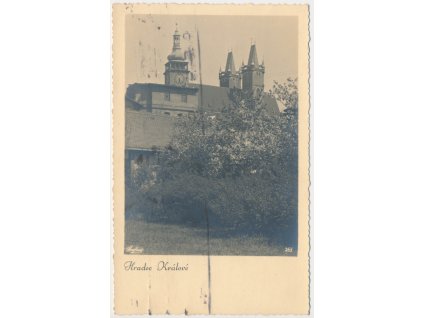 19 - Hradec Králové, pohled na Katedrálu sv. Ducha, cca 1933