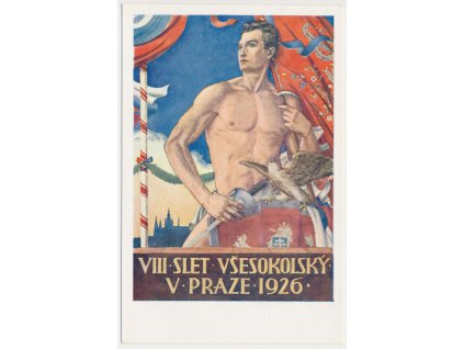 VIII. slet všesokolský v Praze 1926, dle orig. ak. malíře Hiršla