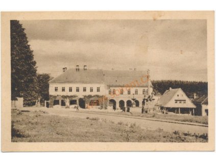 57 - Rychnovsko, Rokytnice v Orl. horách, partie z náměstí, cca 1940