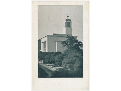 34 - Louny, Kostel Církve československé husitské, cca 1938