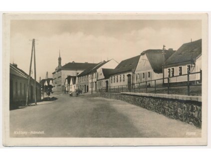 47 - Plzeňsko, Kožlany, Náměstí, cca 1936