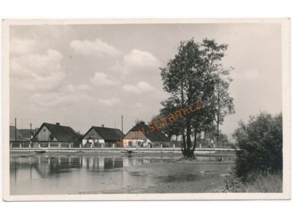 57 - Rychnovsko, Letovisko Borohrádek,partie u rybníka,grafo Čuda,1943