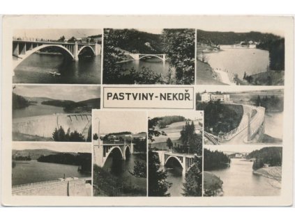 70 - Orlickoústecko, Pastviny - Nekoř, 9 - ti záběr, mosty, cca 1935