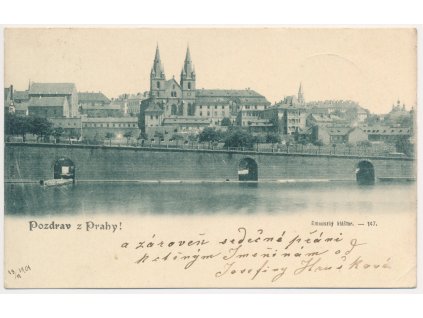 49 - Praha, Emauzský klášter, cca 1901