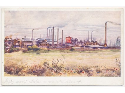 27 - Kladno, Poldina huť, O. Schmidt, cca 1940