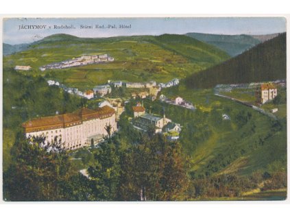 25 - Karlovarsko, Jáchymov, radiové lázně, cca 1928