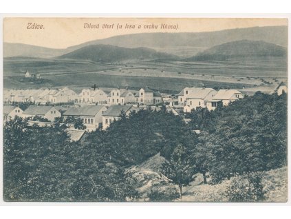 02 - Berounsko, Zdice, pohled na Vilovou čtvrť, cca 1925