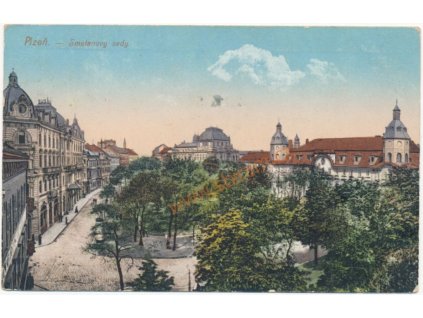 47 - Plzeň, Smetanovy sady, cca 1915