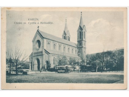 49 - Praha, Karlín, Chrám sv. Cyrila a Metoděje, cca 1917