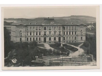 11 - Českolipsko, Mimoň, Škola, cca 1930