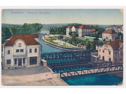 44 - Pardubice, Partie na Chrudimce, cca 1914