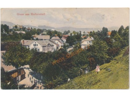 11 - Českolipsko, Wolfersdorf - Volfartice, celkový pohled, cca 1908