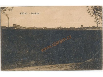 29 - Kolínsko, Pečky, Továrna, cca 1923
