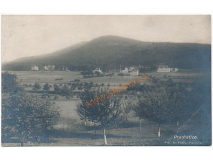 48 - Prachatice, celkový pohled, nakl. K. Vaněk, cca 1925