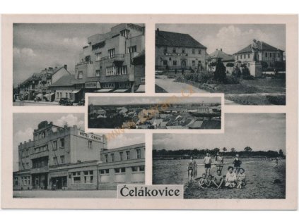 50 - Praha - východ, Čelákovice, 5 - ti záběr dominant města (Hotel Grado, Hotel Filip...),