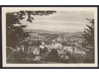 21 - jesenicko, Zlaté hory, celkový pohled, cca 1951