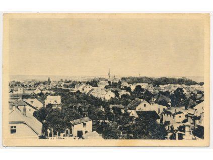 49 - Praha, Čakovice, celkový pohled, cca 1951