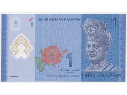 Malajsie, 1 Ringgit, 2012, polymerová bankovka, stav UNC