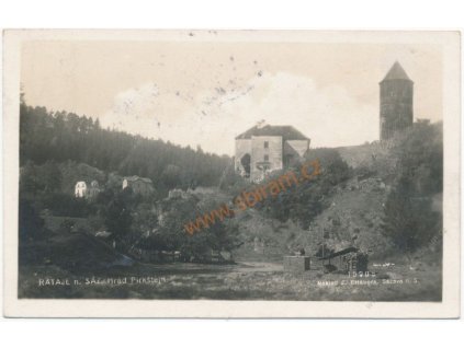 31 - Kutnohorsko, Rataje nad Sázavou - partie pod hradem Pirkštejn, cca 1924