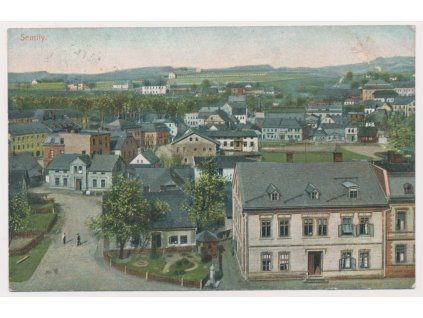 58 - Semily, Pohled na město, cca 1909