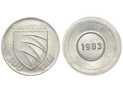 ČSSR, AE medaile ZOU SHM Chroustovice,1983, průměr 50 mm