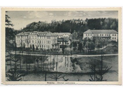 58 - Semily, Okresní nemocnice, cca 1936