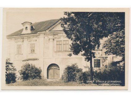 60 - Strakonicko, Střela, Zámek, cca 1925