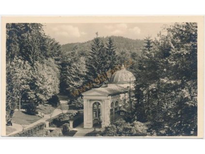 08 - Chebsko, Mariánské Lázně, partie u Lesního pramene, cca 1950