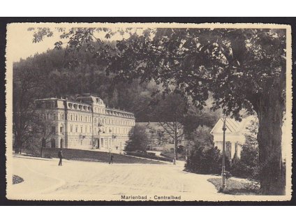 08 - Chebsko, Mariánské Lázně (Marienbad), hlavní lázne (Centralbad), cca 1918
