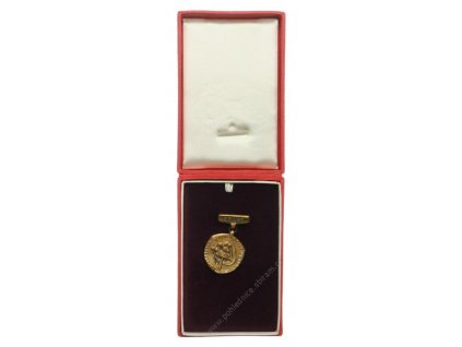 ČSSR, AE medaile 25.let socialistické kontroly, 1951/1976, krabička