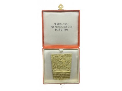 ČSSR, AE medaile Svazarm Krajková,Dukelský závod branné zdatnosti,1972