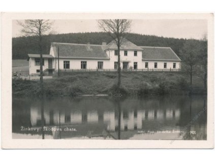 47 - Plzeňsko, Žinkovy, Škodova chata, cca 1935...