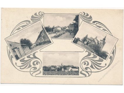 72 - Vyškov, 4 - záběr dominant města, cca 1928