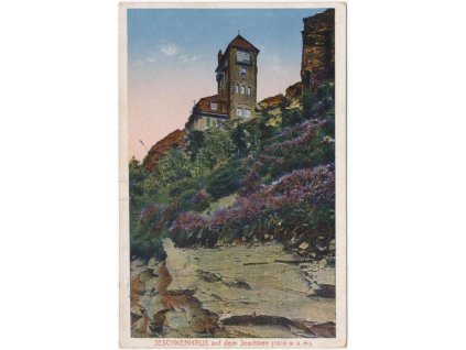 32 - Liberecko, Ještěd, Jeschkenhaus auf dem Jeschken, cca 1923