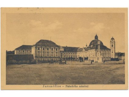 67 - Třebíčsko, Jaroměřice, Palackého náměstí, cca 1922