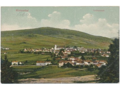 06 - Bruntálsko, Würbenthal, Vrbno, celkový pohled, cca 1908