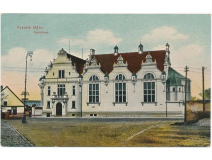 70 - Orlickoústecko, Vysoké Mýto, oživené Pražské předměstí, cca 1917