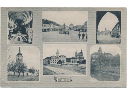 50 - Praha - východ,Stará Boleslav,6 - ti záběr dominant města,ca 1915