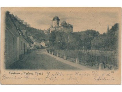 02 - Berounsko, partie pod hradem Karlštejn, cca 1900