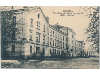 Košice, obvodové stredisko pre výcvik, (důstojnická škola), cca 1927..